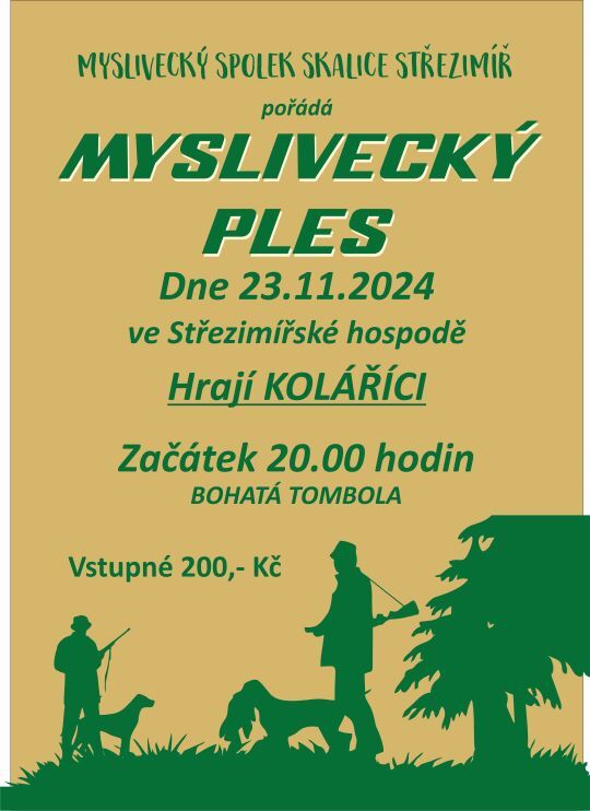 Myslivecký ples 23.11.2024